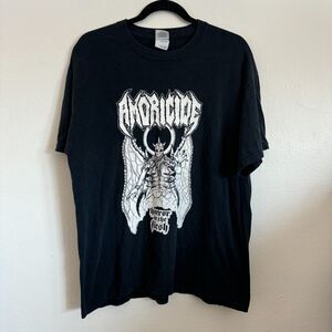 Amoricide Horror In The Flesh Hell Death Soul Ripper Thrash Metal Band T-Shirt